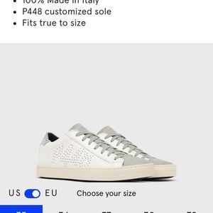 P448 Athletic Casual Shoe size 9